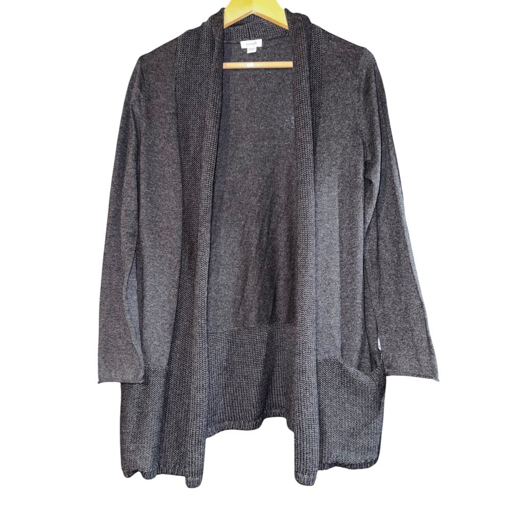 J Jill Pure Jill Slouchy Cardigan Cashmere Cotton Blend Women's XS Cozy Comfy